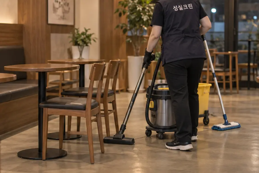 안산시 카페청소 카페 홀·좌석 바닥 전문장비 관리