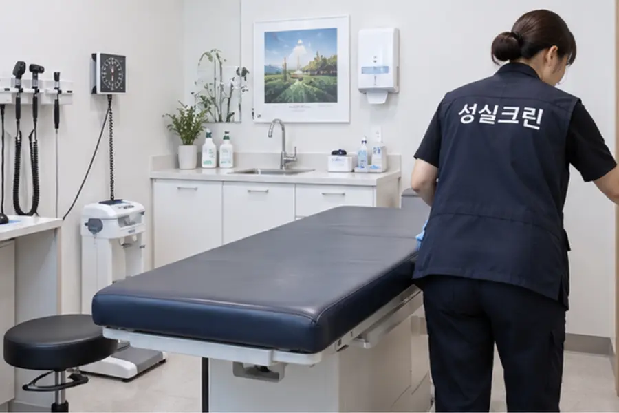 부천시 병원·동물병원·한의원 청소 진료·처치 공간 작업 장면